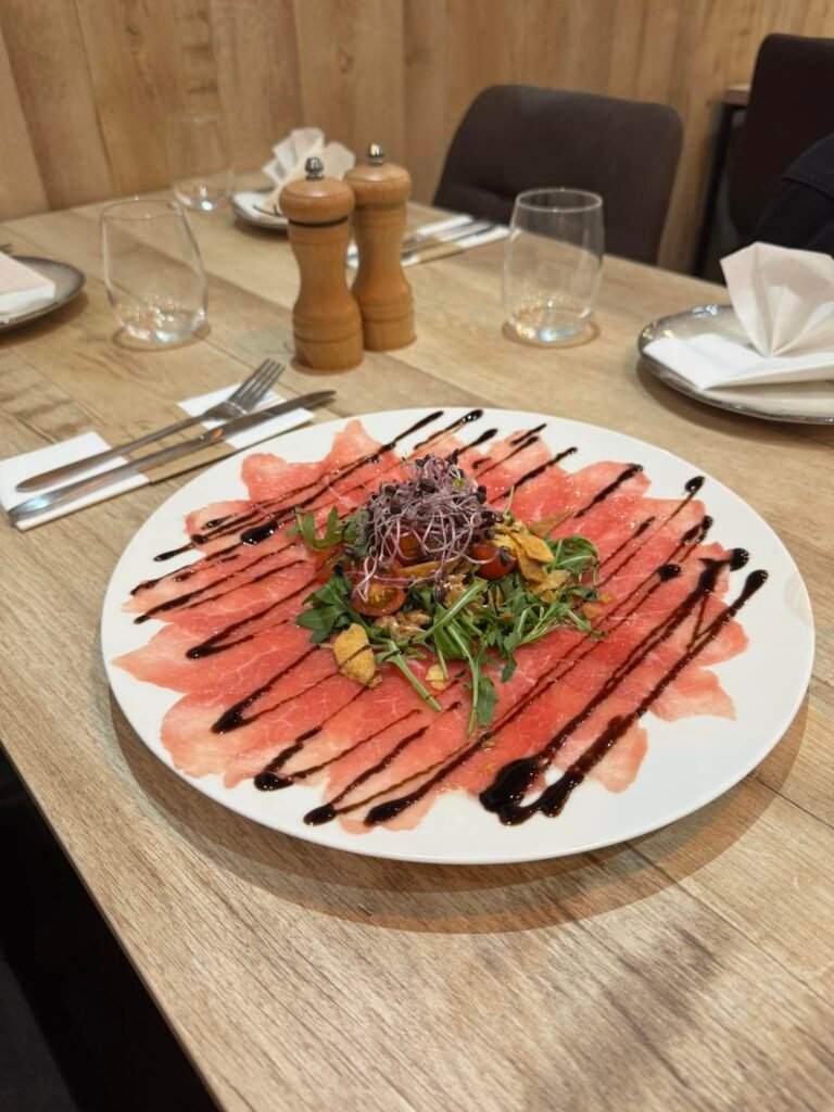 CarpaccioEntree Carpaccio De Boeuf