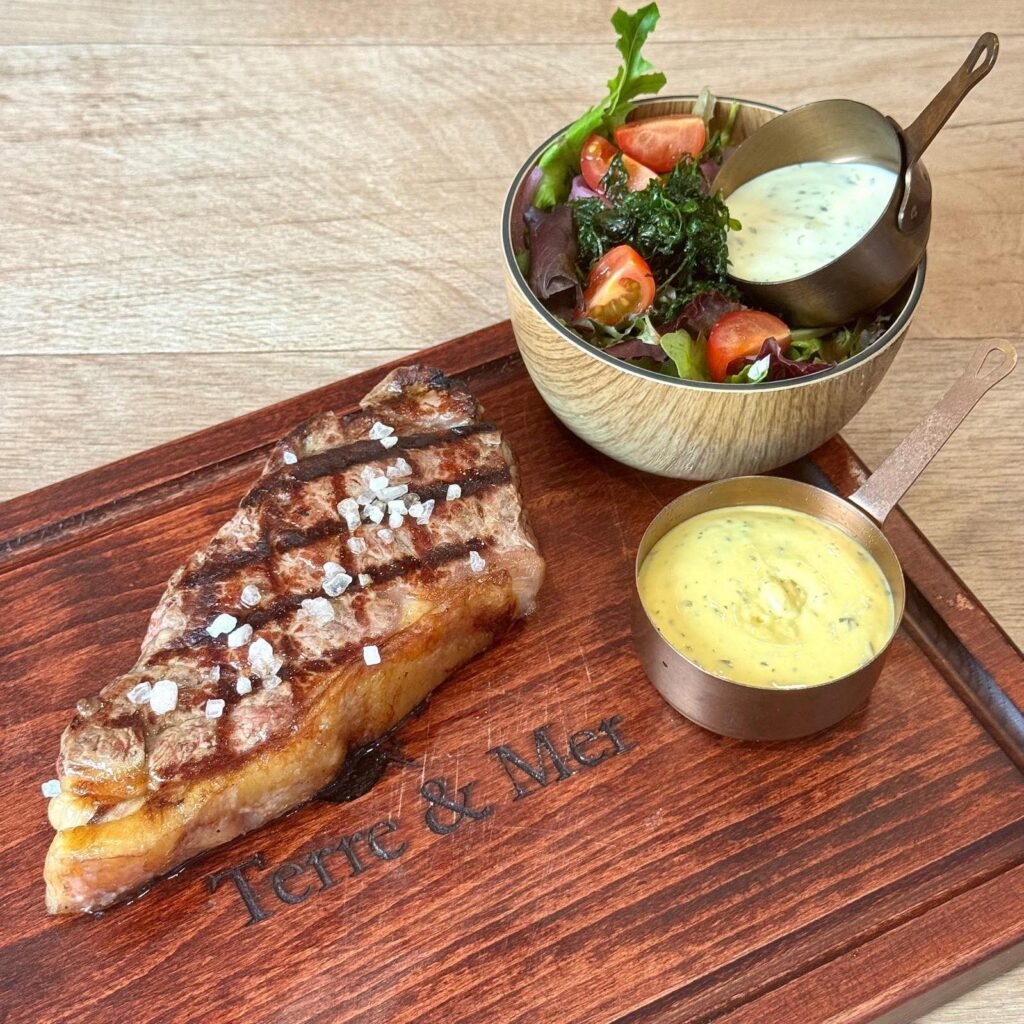 ViandePetit Agneau salée dans un restaurant chic à Chaleroi